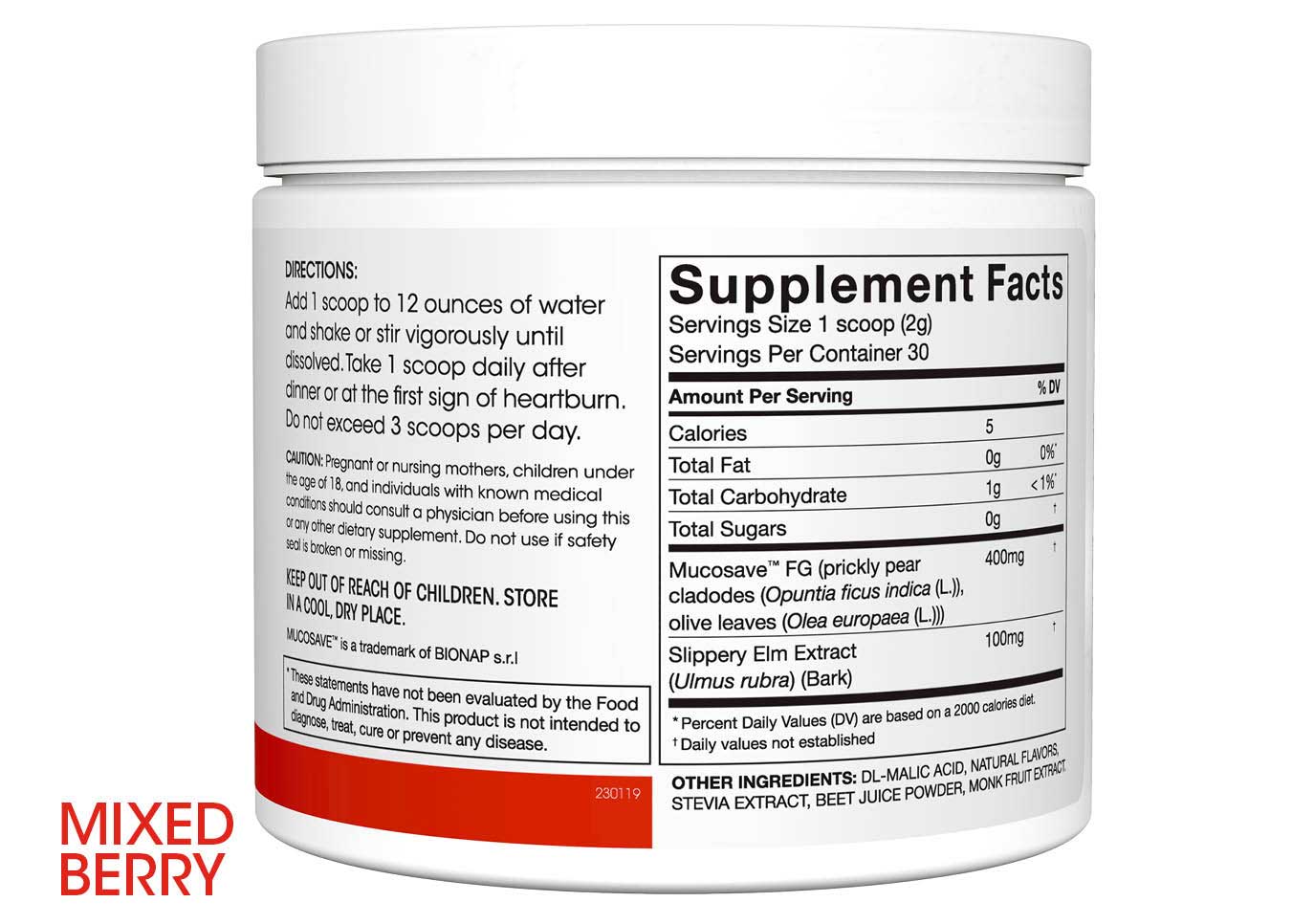 Reflux - Mucosal Support for Acid Issues!