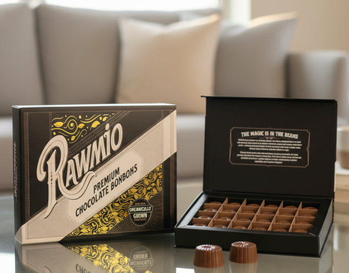 Rawmio Coconut Milk Chocolate Bon Bons, 24ea