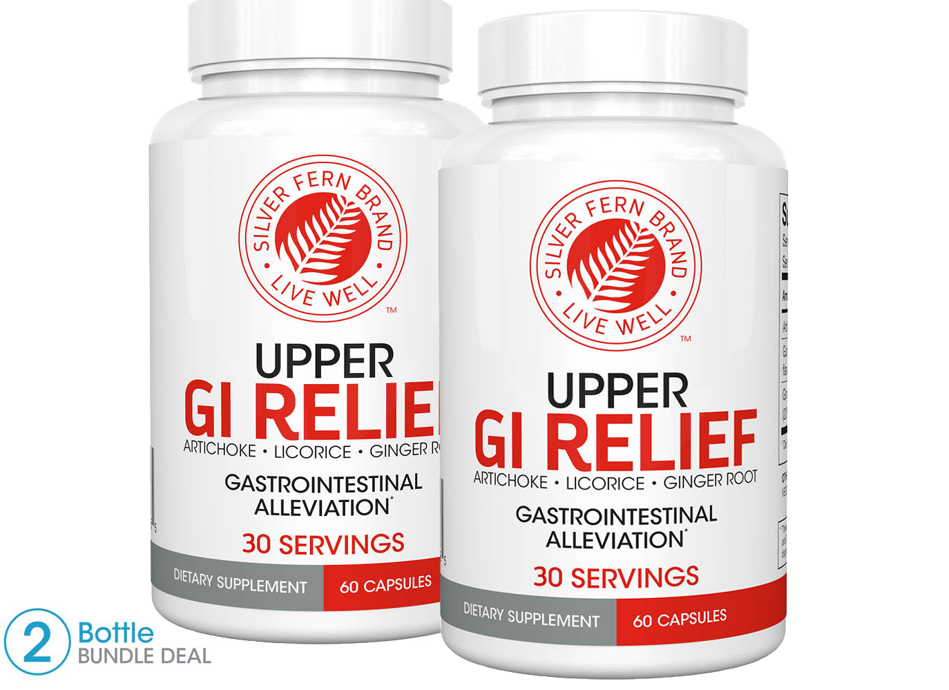 Upper GI Relief - Acid Reflux, Indigestion, Gas and Bloating