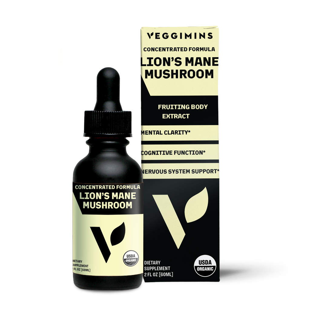 Veggimins Vitamin Organic Lion's Mane Mushroom 2oz