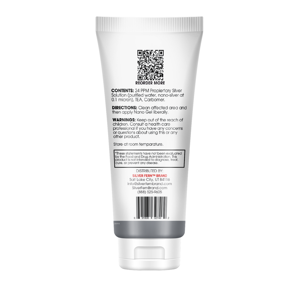 Nano Gel - Frequency Charged Silver - 24PPM