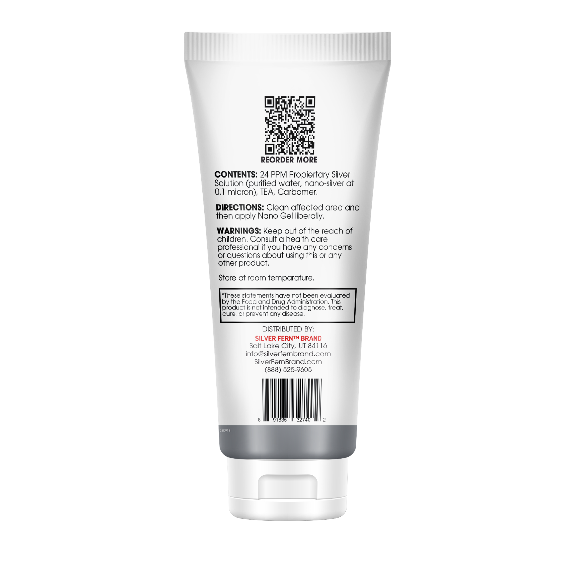 Nano Gel - Frequency Charged Silver - 24PPM