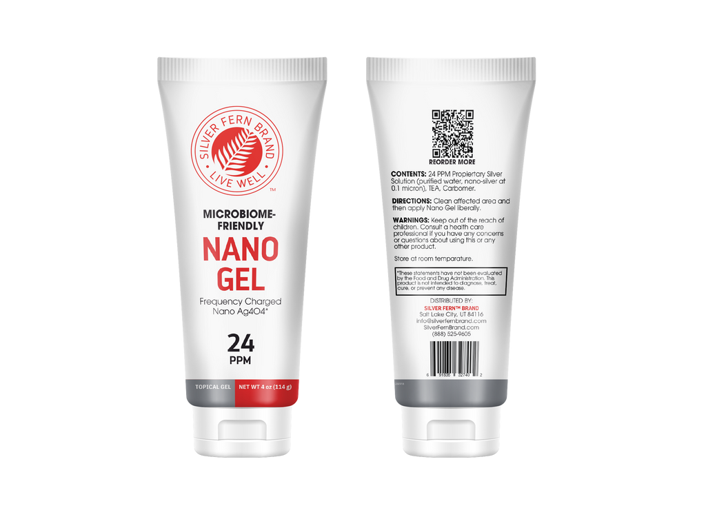 Nano Gel - Frequency Charged Silver - 24PPM