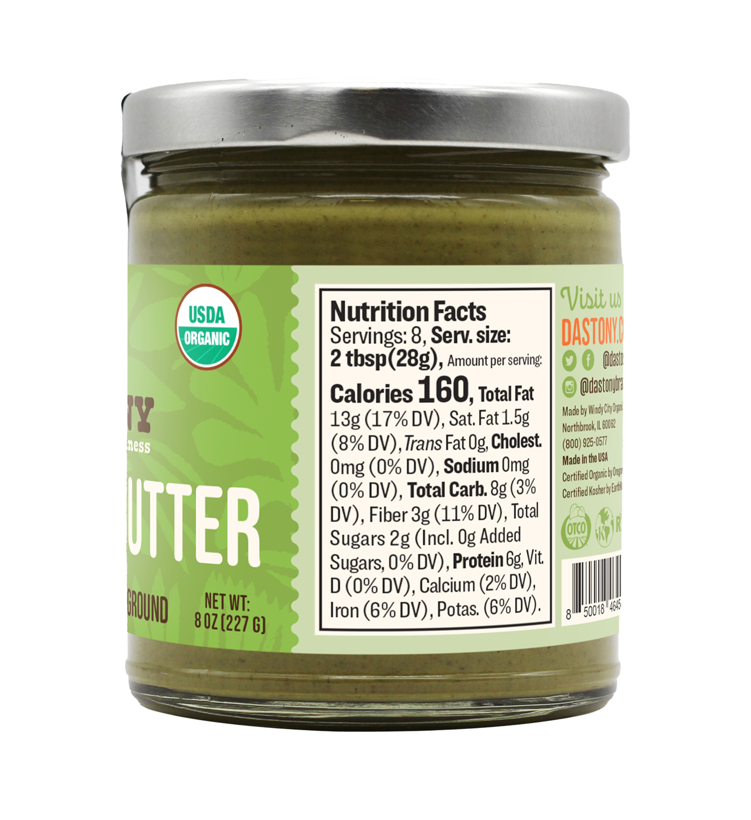 Organic Raw Pistachio Butter
