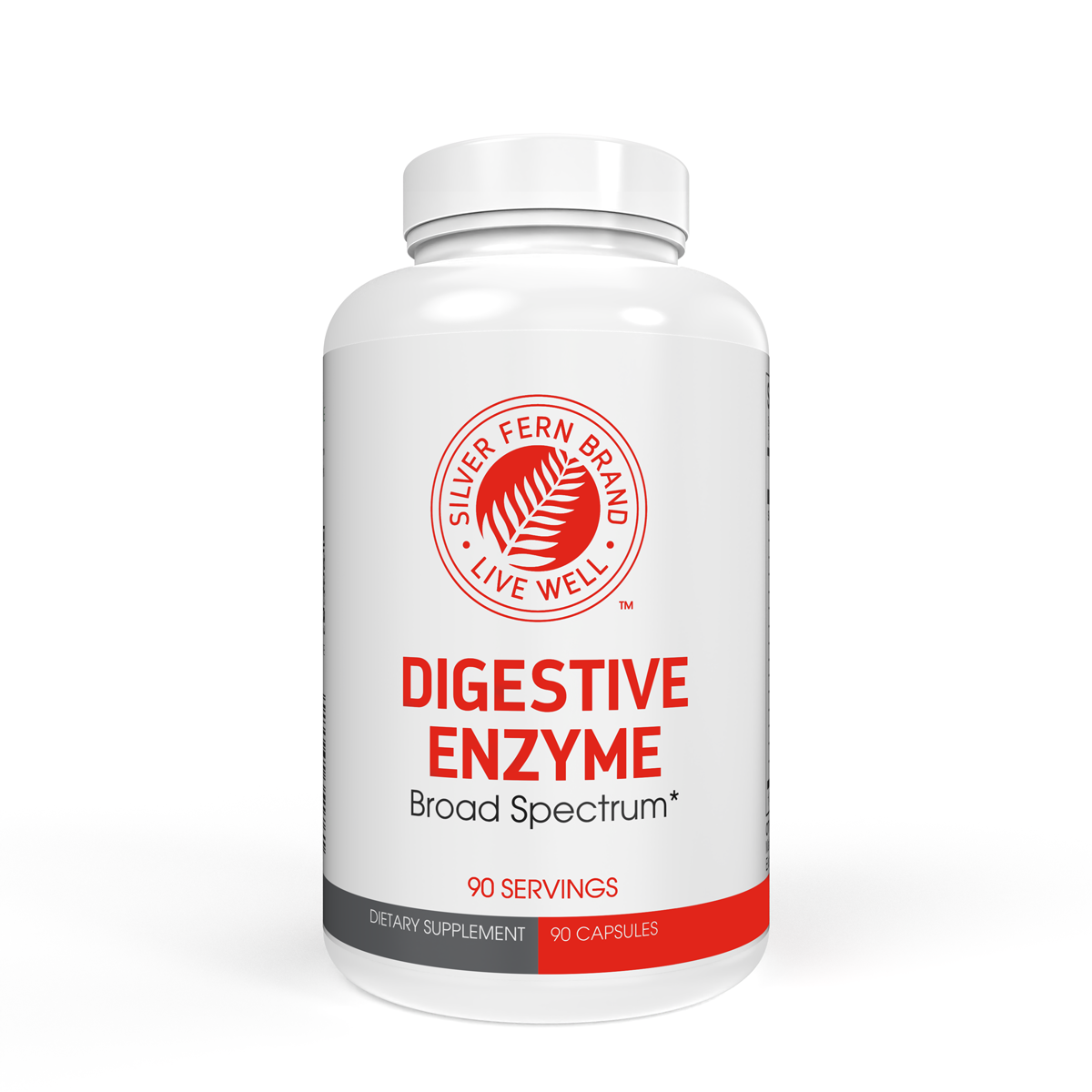 Digestive Enzyme with 100% intestinal pH Coverage - 90 Servings