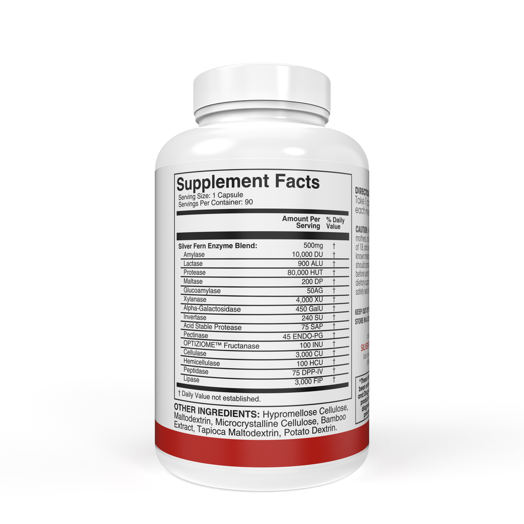 Digestive Enzyme with 100% intestinal pH Coverage - 90 Servings