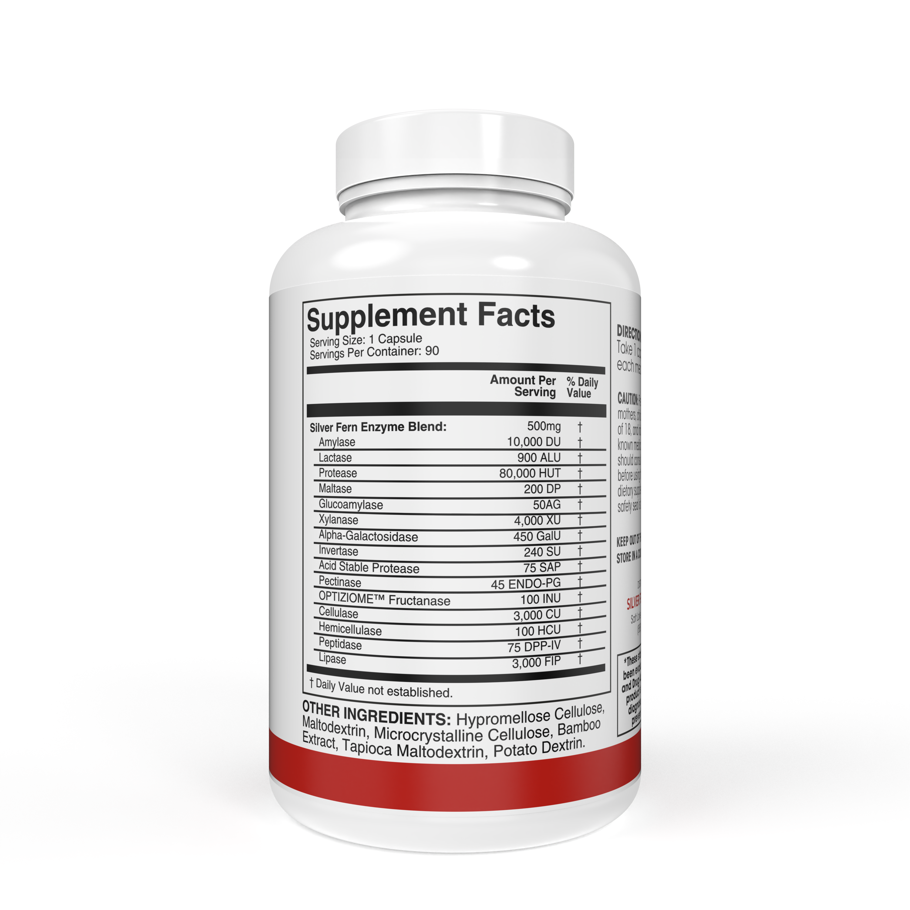 Digestive Enzyme with 100% intestinal pH Coverage - 90 Servings