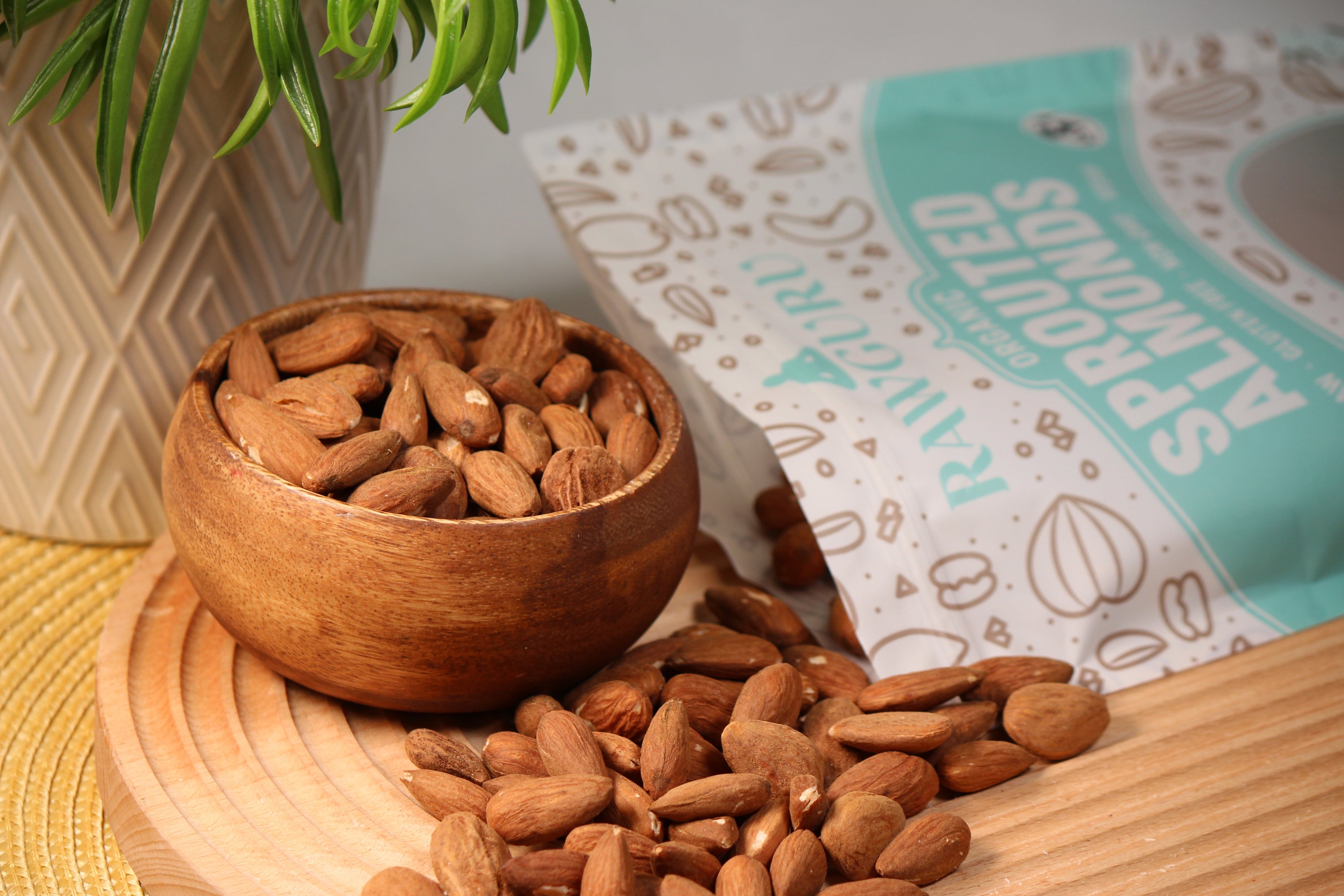 Organic Sprouted Almonds - 16 oz
