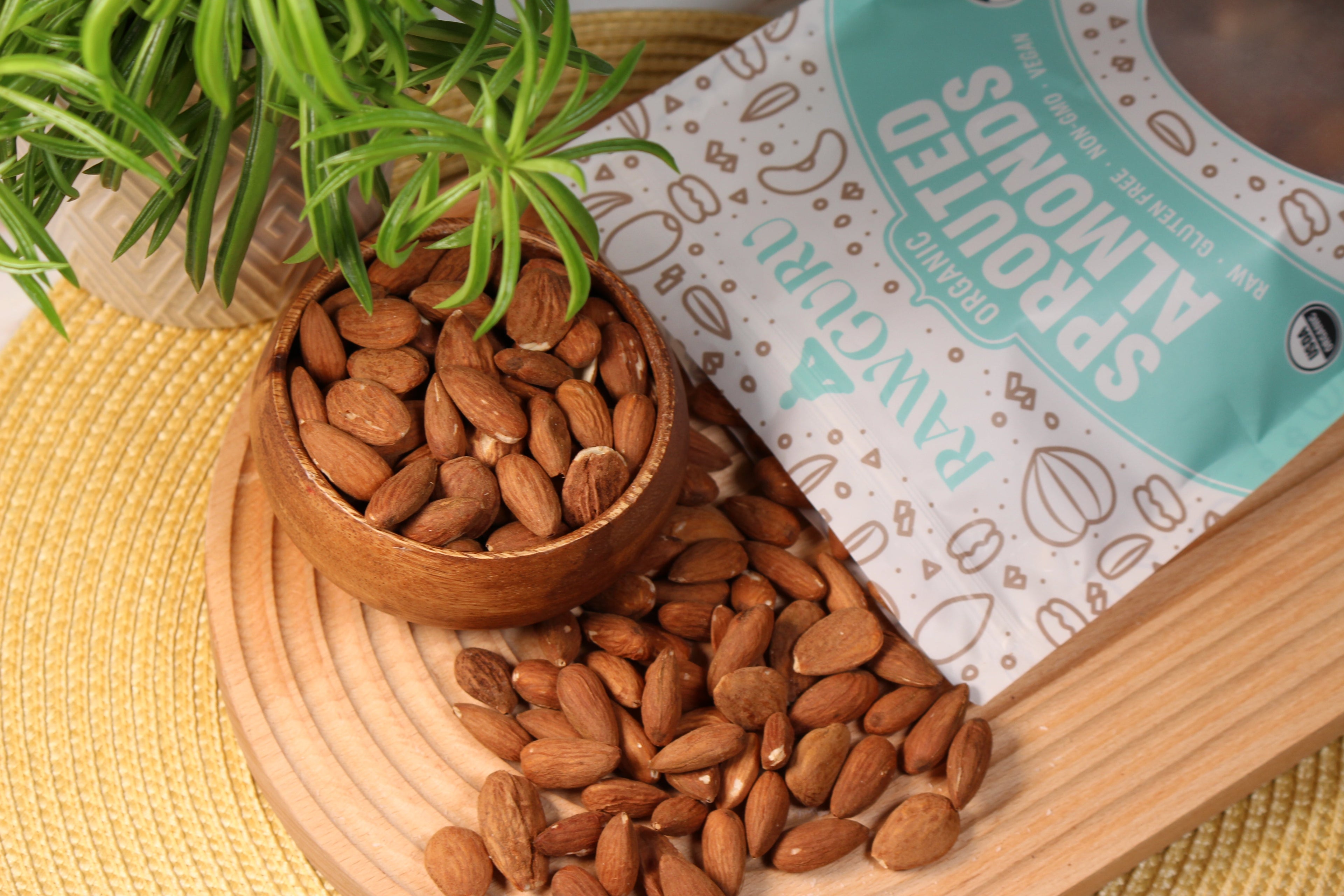 Organic Sprouted Almonds - 16 oz