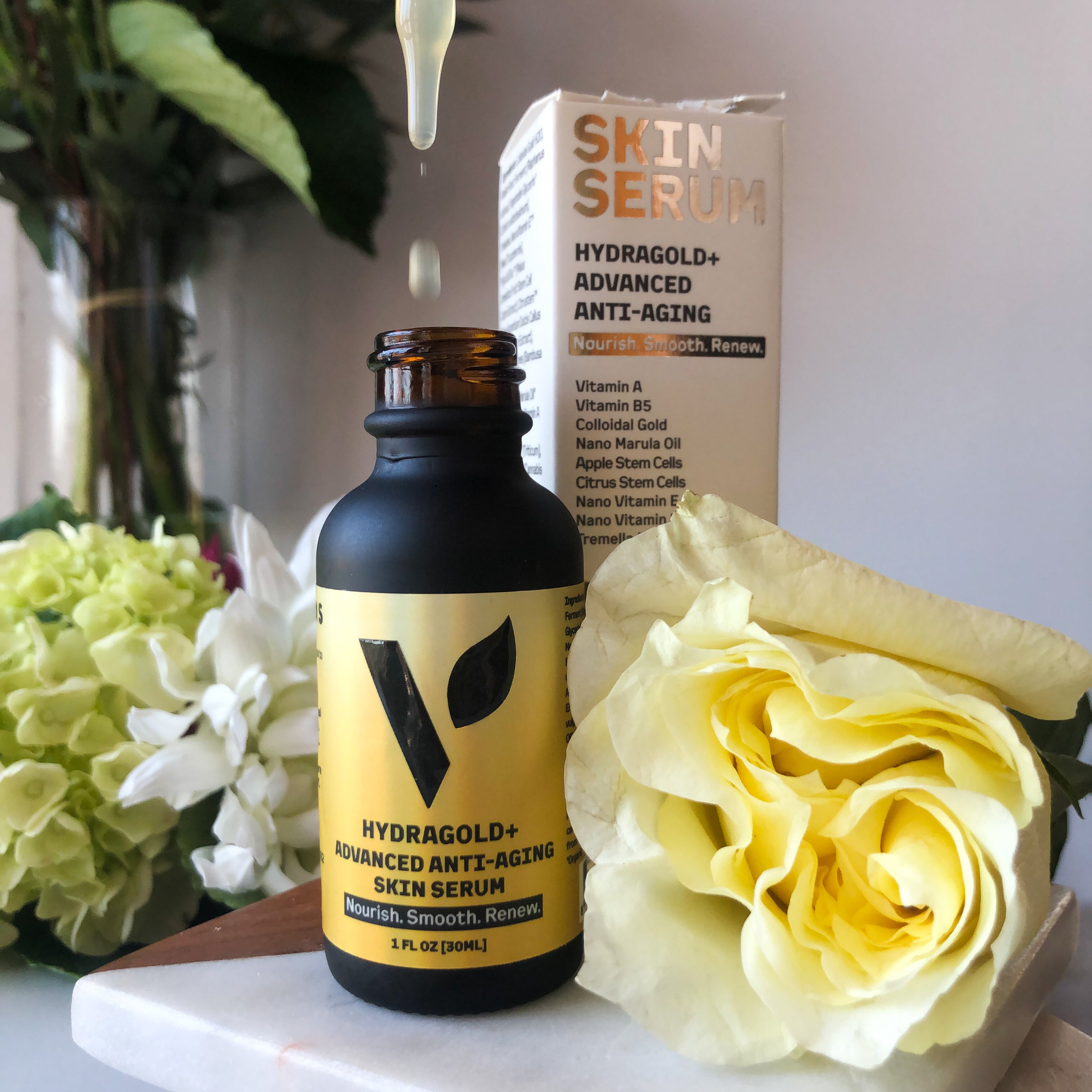 Skin Serum Hydragold + Advanced Anty-Aging, 1oz
