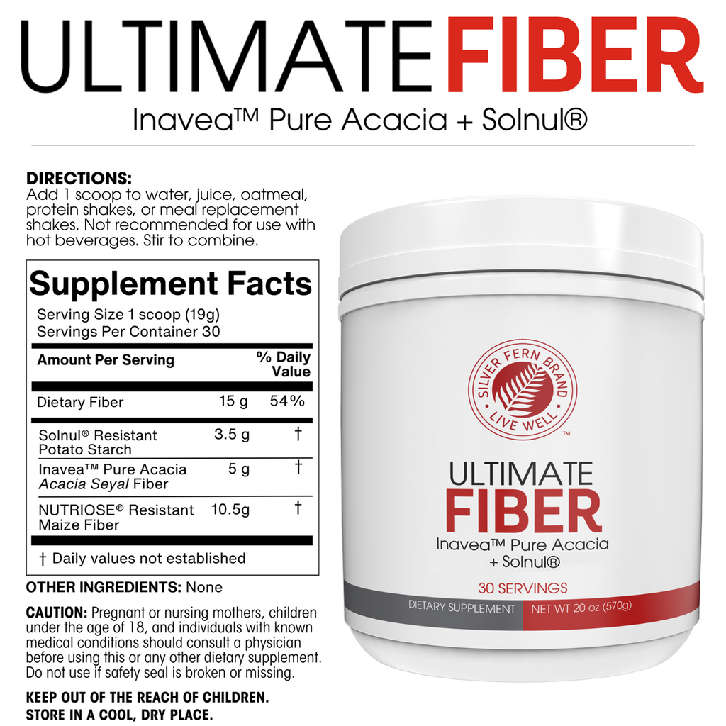 Ultimate Fiber - 3 Prebiotic Fibers in 1