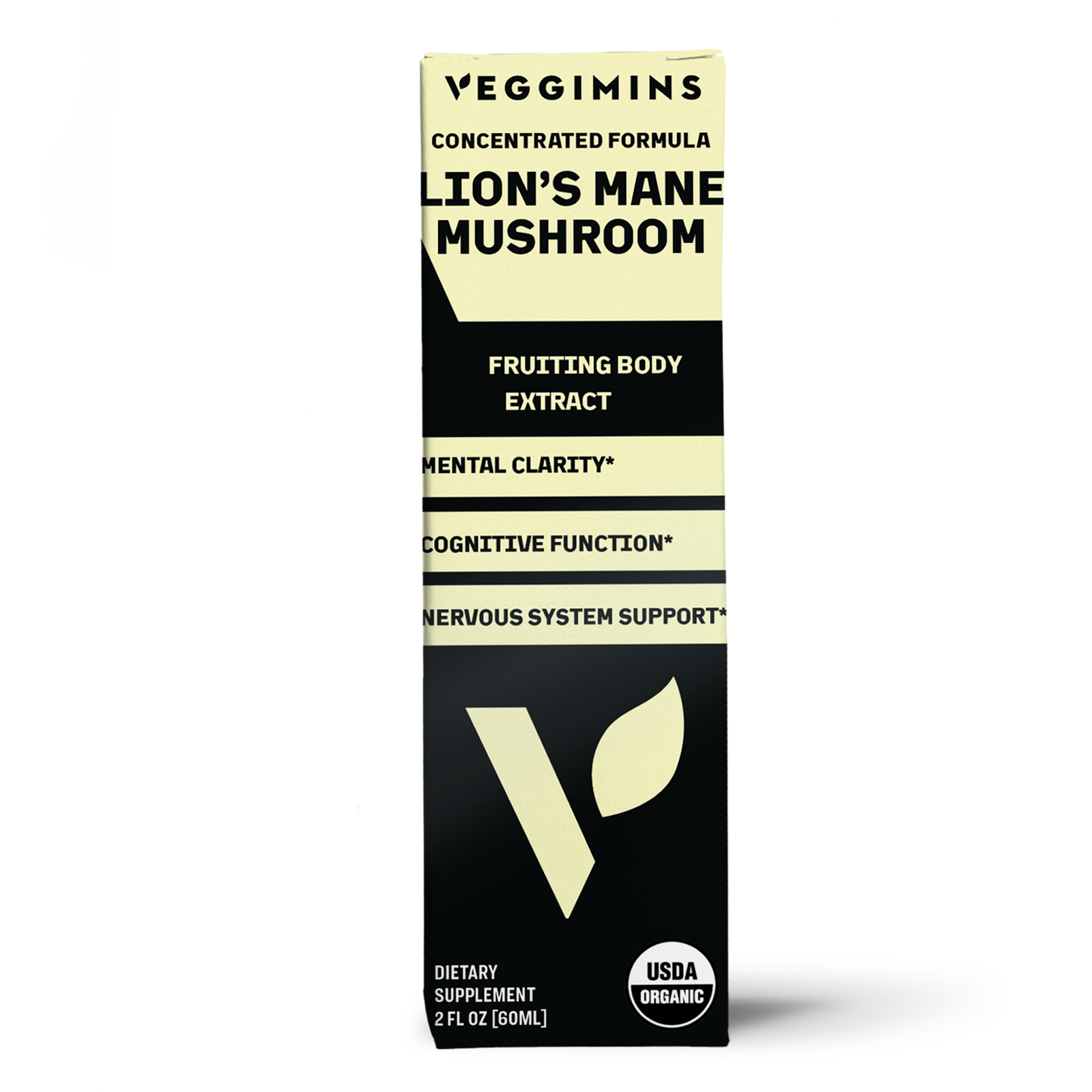Veggimins Vitamin Organic Lion's Mane Mushroom 2oz