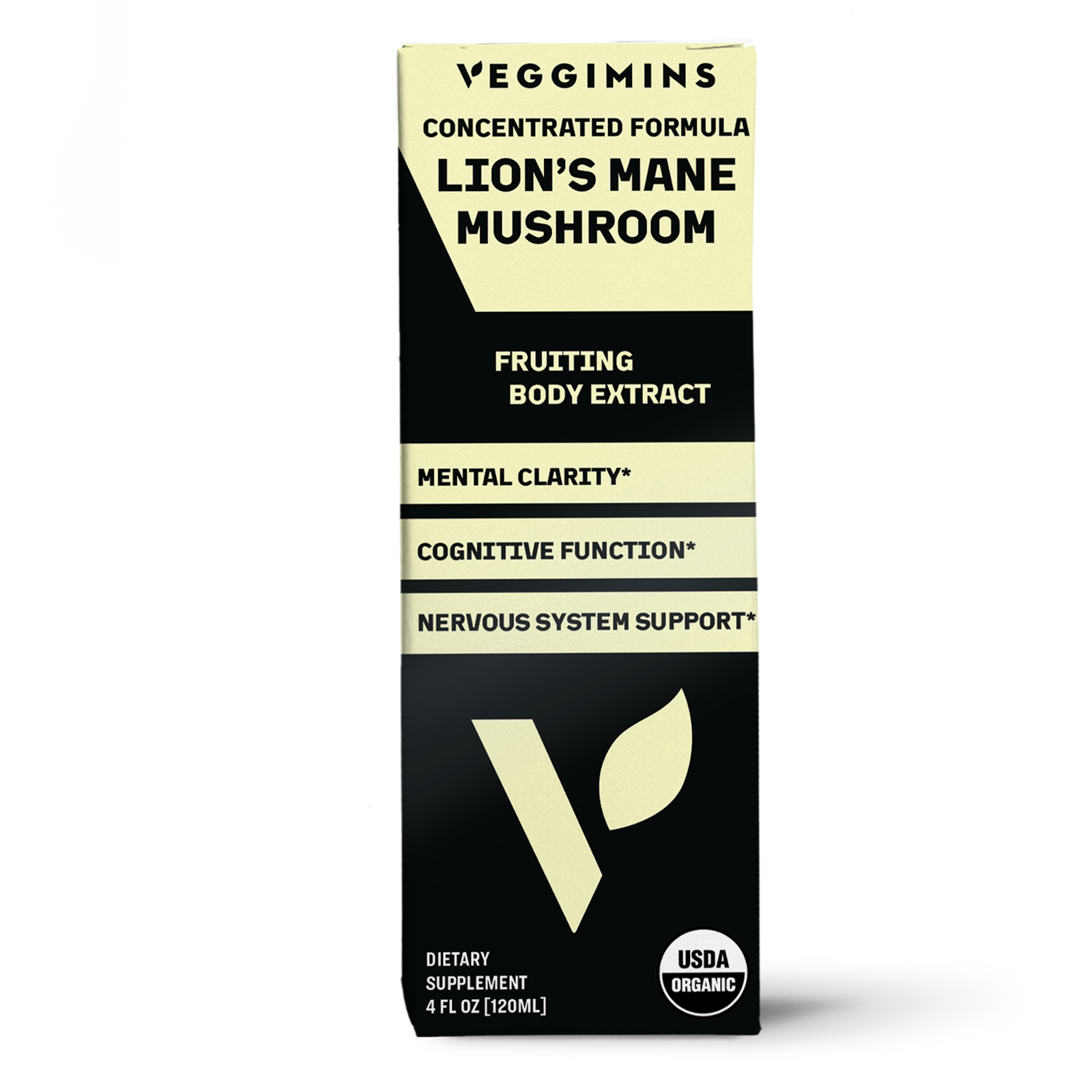 Veggimins Vitamin Organic Lion's Mane Mushroom 4oz