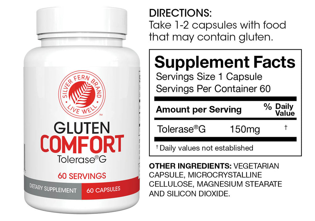 Gluten Comfort - Tolerase® G Digestive Supplement