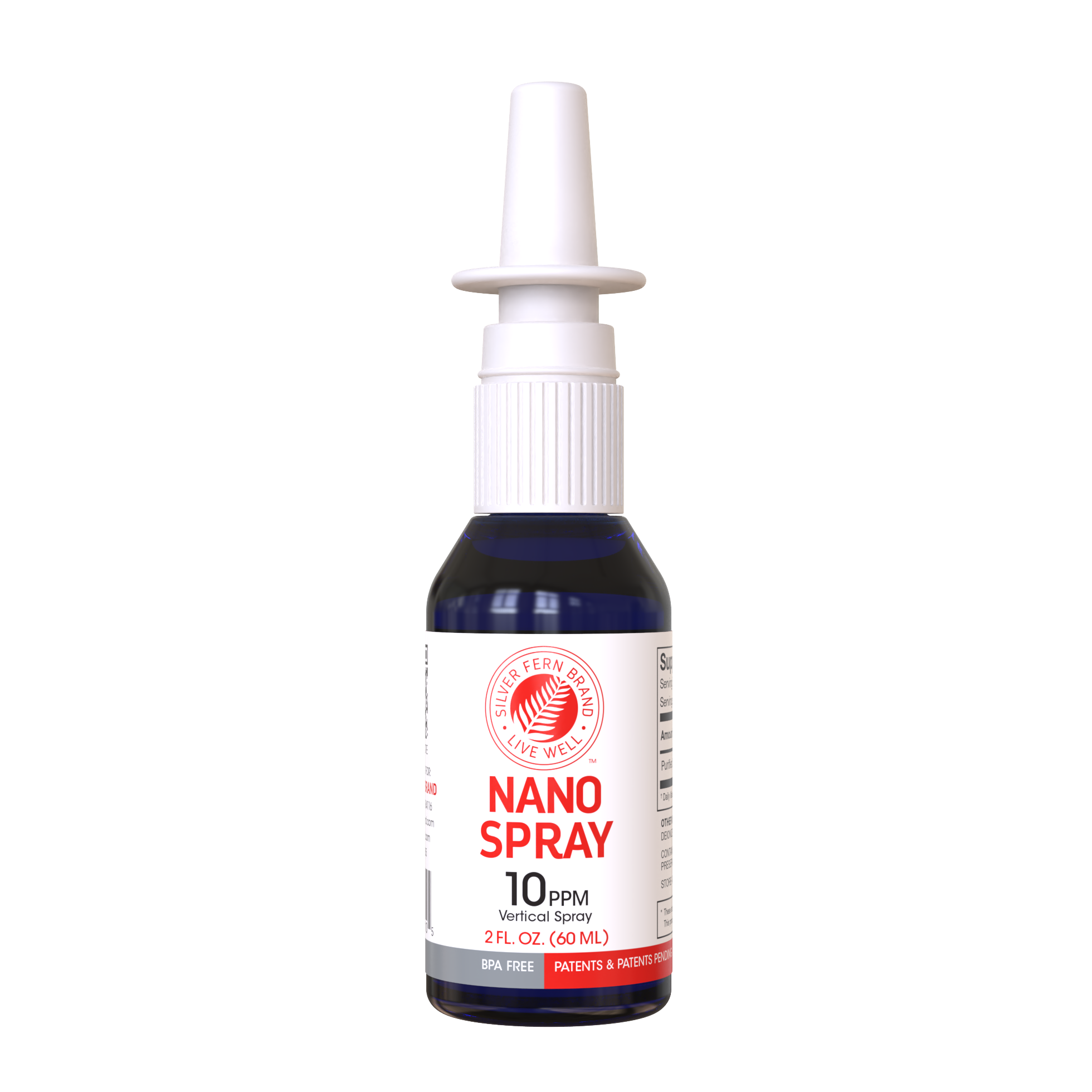 Nano Spray and Nano Spray Pro - Frequency Charged Silver - 10PPM